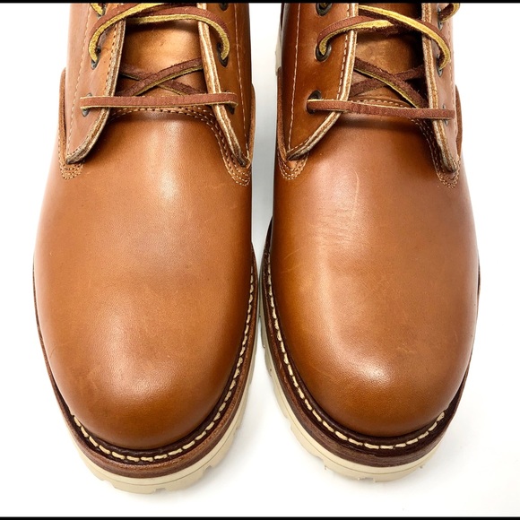 Cole Haan Maine Rugged Tan Horween Leather Boots - Picture 6 of 8